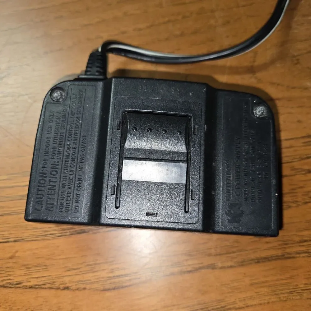 Official Nintendo 64 Power Supply AC Adapter N64 Original Power Adapter OEM 100V